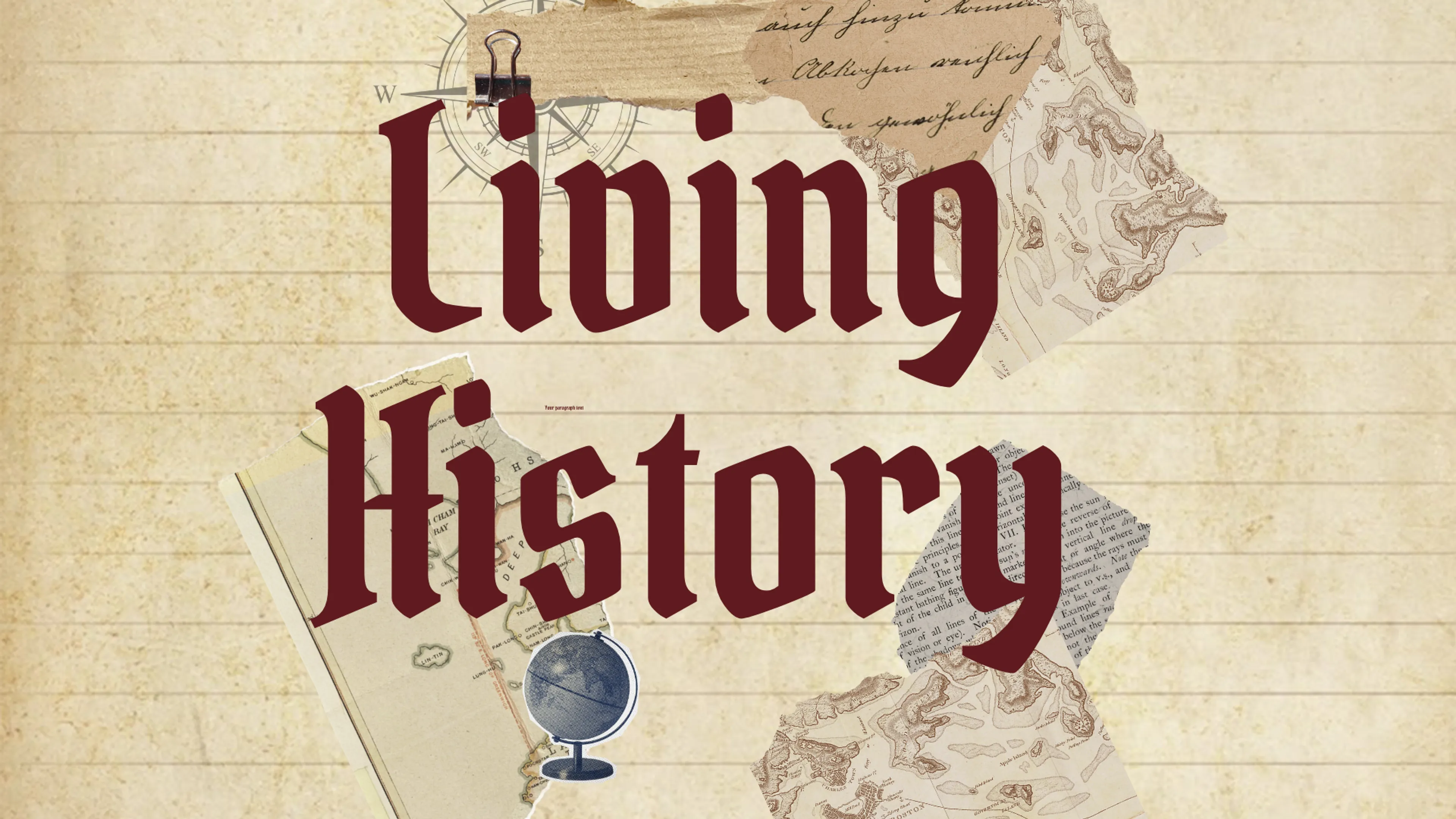 Living History poster